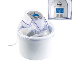 4in1-Eismaschine EMA-300 mit LCD-Display, für 1,5 Liter Speiseeis, 7 W / Eismaschine